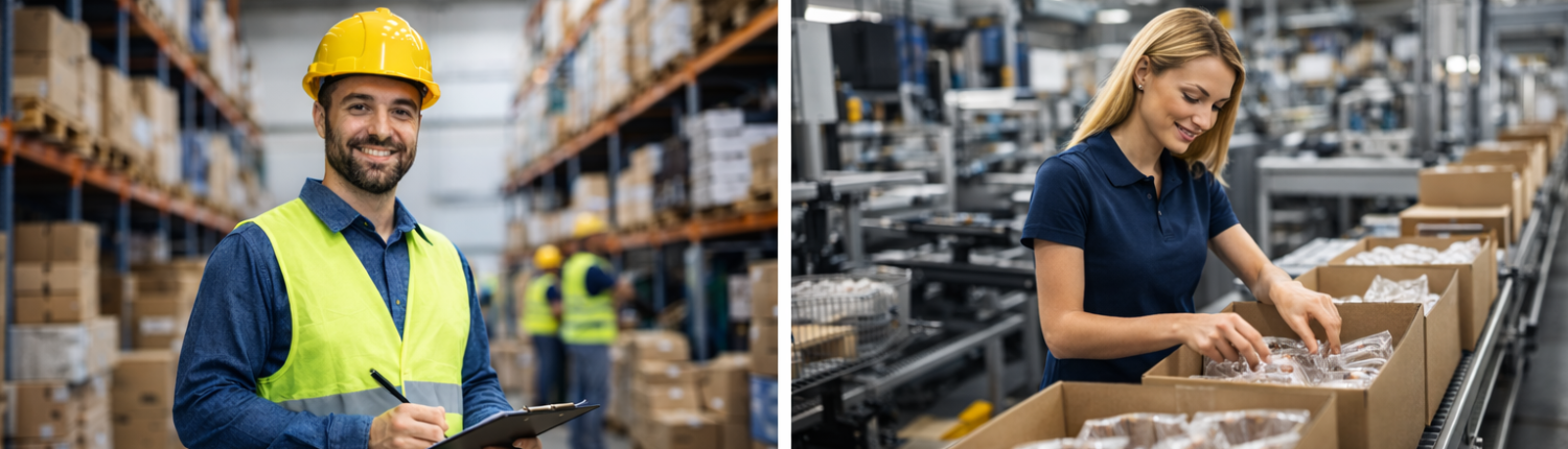 Mitarbeiter aus Polen für Logistik und Produktion in Deutschland