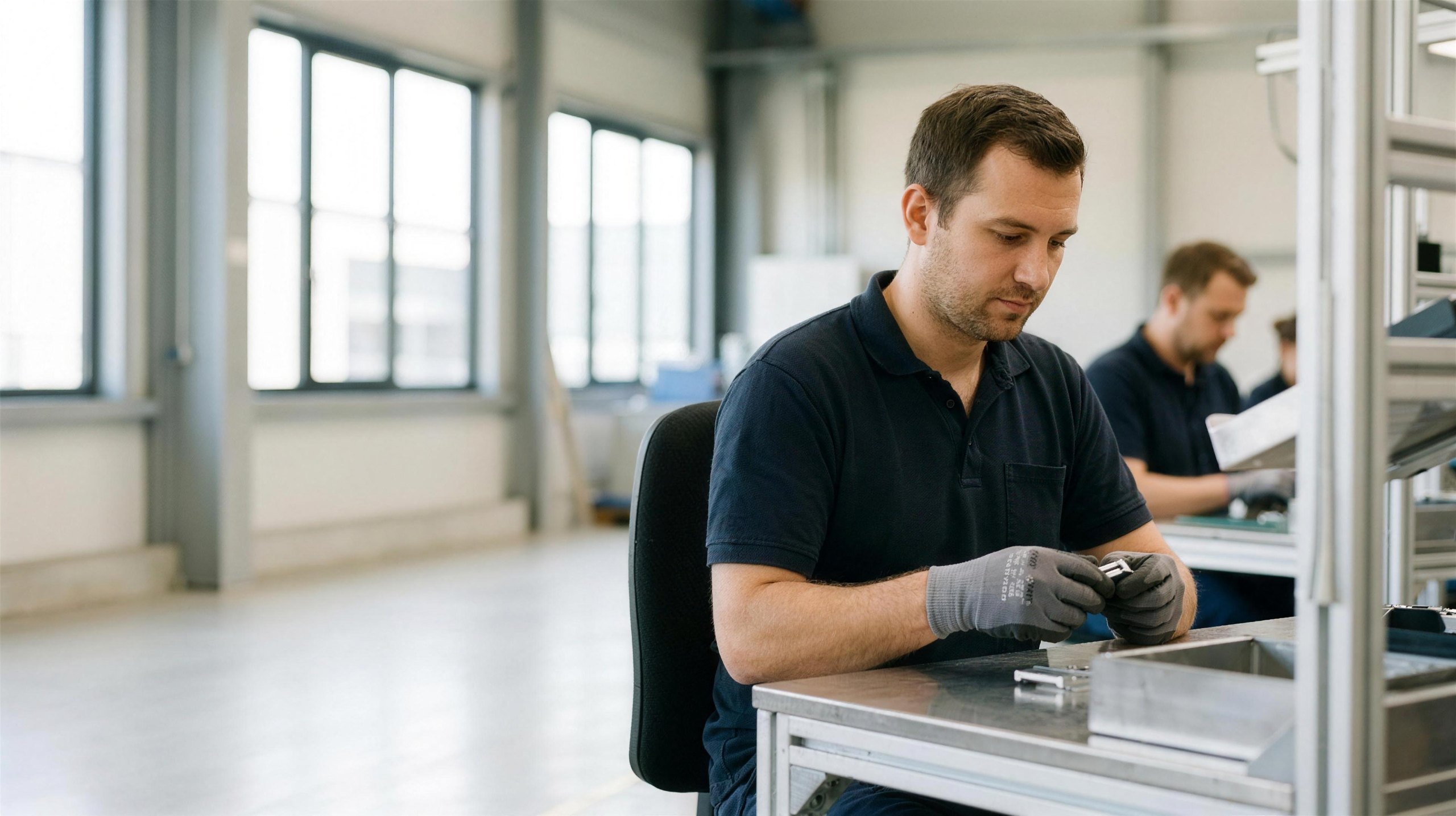 Fachkraft aus Polen bei der Arbeit – legale Arbeitnehmerüberlassung nach AÜG